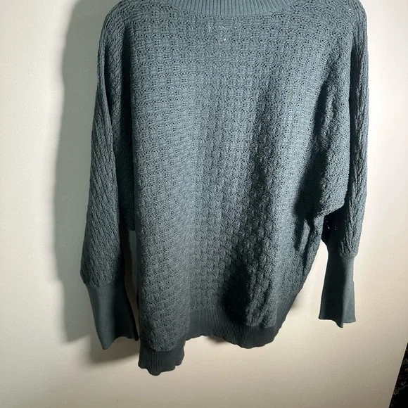 Lauren Conrad Dusty Green Open Front Sweater XXL - Picture 6 of 8